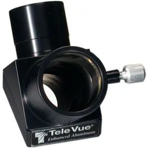 Tele Vue 1.25" 90 Degree Enhanced Aluminum Mirror Diagonal with Brass Clamp Ring