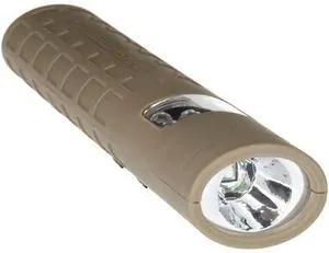 Nightstick MultiPurpose Dual-Switch Dual-Light 90 Lumen Flashlight, 2 AAA Batteries, Tan