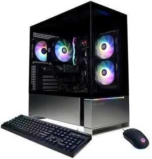 CyberPowerPC Gamer Master Gaming Desktop Computer, AMD Ryzen 7 8700F 4.1GHz, 16GB RAM, 2TB SSD, NVIDIA GeForce RTX 5060 Ti 8GB, Windows 11 Home, Black