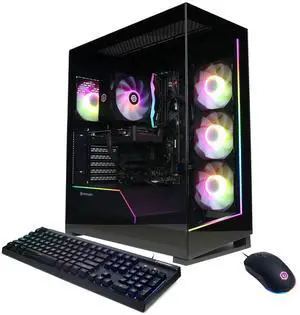 CyberPowerPC Gamer Master Gaming Desktop Computer, AMD Ryzen 7 9700X 3.8GHz, 16GB RAM, 1TB SSD, NVIDIA GeForce RTX 5060 8GB, Windows 11 Home, Black