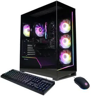 CyberPowerPC Gamer Xtreme Gaming Desktop Computer, Intel Core Ultra 5 225F 3.3GHz, 16GB RAM, 2TB SSD, NVIDIA GeForce RTX 5060 Ti 8GB, Windows 11 Home, Black
