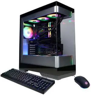 CyberPowerPC Gamer Supreme Liquid Cooled Gaming Desktop Computer, AMD Ryzen 9 9950X3D 4.3GHz, 64GB RAM, 4TB SSD, NVIDIA GeForce RTX 5080 16GB, Windows 11 Home, Black