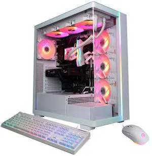 CyberPowerPC Gamer Supreme Liquid Cooled Gaming Desktop Computer, Intel Core i9-14900KF 3.2GHz, 32GB RAM, 2TB SSD, NVIDIA GeForce RTX 5060 Ti 16GB, Windows 11 Home, White