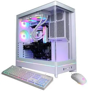 CyberPowerPC Gamer Supreme Liquid Cooled Gaming Desktop Computer, Intel Core Ultra 7 265KF 3.9GHz, 32GB RAM, 2TB SSD, NVIDIA GeForce RTX 5060 Ti 16GB, Windows 11 Home, White