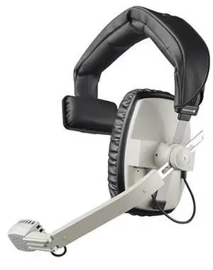 Beyerdynamic DT 108 400Ohms Dynamic Closed Headset with Hypercardioid Microphone, 30Hz-20kHz Frequency Response, Gray