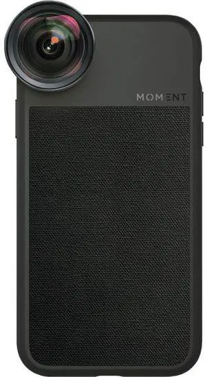 Moment iPhone XR Photo Case, Black Canvas