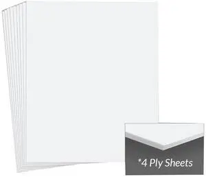 Archival Methods 100% Cotton Museum Board, 11x14", 4 Ply, Bright White, Package of 25