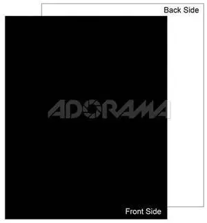 Adorama 16x20" Single Weight Mount Boards, Black & White Finish, Pack of 10.