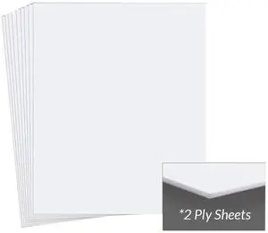 Archival Methods 100% Cotton Museum Board, 18x24", 2 Ply, Bright White, Package of 25