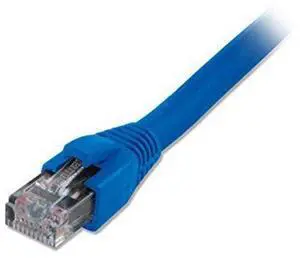Comprehensive 75' Plenum Cat6 550MHz RJ-45 Plug to Plug Solid Conductor Patch Cable, Blue