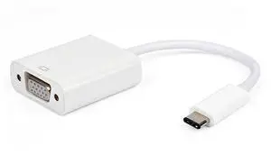 Tera Grand USB 3.1 Type C Male to VGA Female Adapter, White