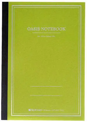 Itoya Medium ProFolio Oasis Notebook, A5 (5.8x8.3"), Avocado