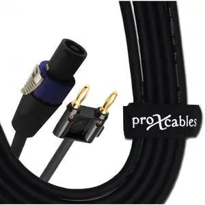ProX XC-SB100 100' 12AWG SpeakOn to Banana High Performance Speaker Cable