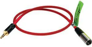 Laird 3' XLR Male to 3.5mm Mini Plug Stereo Audio Input Adapter Cable for Red One Camera