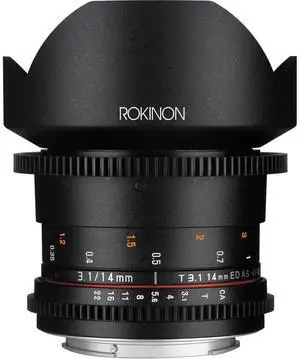 Rokinon 14mm T/3.1 Cine Lens for Mirco 4/3 Mount
