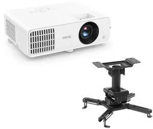 BenQ LW550 WXGA LED DLP Projector, Bundle with H&A Ceiling Mount