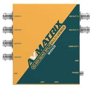 AVMatrix MV0430 3G-SDI Quad Split Multiviewer