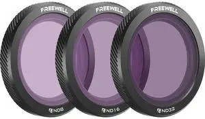 Freewell Standard Day ND Magnetic Filter Kit for DJI Neo Drone, 3-Pack