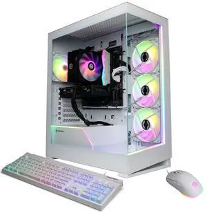CyberPowerPC Gamer Xtreme Gaming Desktop Computer, Intel Core Ultra 5 225F 3.3GHz, 16GB RAM, 2TB SSD, NVIDIA GeForce RTX 5060 8GB, Windows 11 Home, White