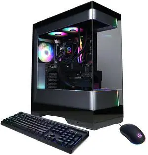 CyberPowerPC Gamer Supreme Liquid Cooled Gaming Desktop Computer, Intel Core Ultra 9 285 2.5GHz, 32GB RAM, 2TB SSD, AMD Radeon RX 9060 XT 16GB, Windows 11 Home, Black