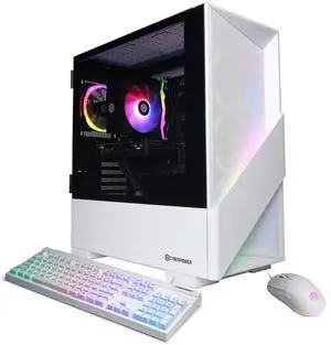 CyberPowerPC Gamer Xtreme Gaming Desktop Computer, Intel Core Ultra 5 225F 3.3GHz, 16GB RAM, 1TB SSD, AMD Radeon RX 9060 XT 8GB, Windows 11 Home, White