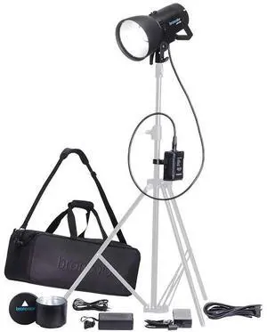 Broncolor LED F160 Versatility Kit with F160 LED Lamphead, 2x Reflector, Li-Ion Battery