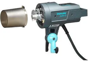 Broncolor Pulso G 1600 WS Lamphead with Flash Tube, Modeling Lamp, Clear Protecting Glass Dome/Plate and Cap