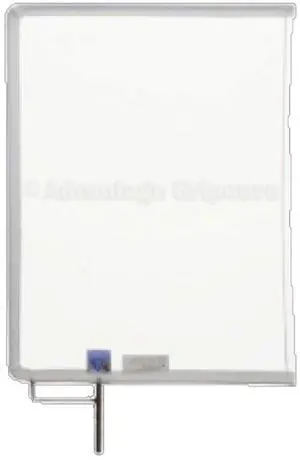 Advantage Gripware 18x24" Artificial Halo Silk with White Fabric Open End Scrim