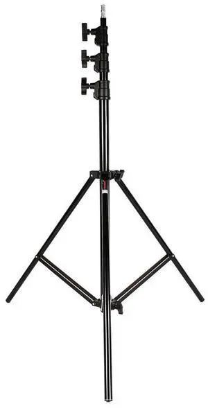 Avenger Maxi Kit 12.7' Lightstand, Four Riser, Black Aluminum