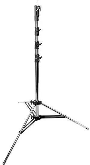 Kupo 4-Section Steel Senior Stand, 15.7', Black