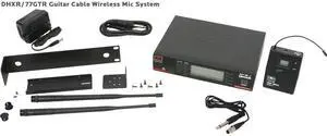 Galaxy Audio DHX Guitar System, DHXR Receiver, MBP77 Transmitter, 518-542MHz