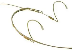 Point Source Audio CO-8 Waterproof Omnidirectional Headset with X-Connector for Shure Wireless Transmitters, 20Hz-20kHz Frequency, 1400Ohms Output Impedance, Beige