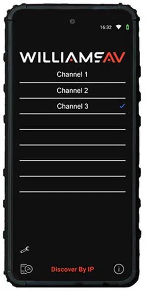 Williams Sound WaveCAST WAV Pro Wi-Fi Receiver, Black #WF R2-00