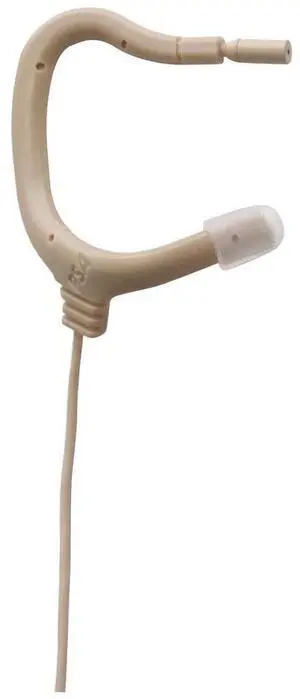 Point Source Audio Point Source Audio EO-8WL EMBRACE Omnidirectional Earmount Lavalier Microphone with TA4F X-Connector for Shure and Line 6 Wireless Transmitters, Beige