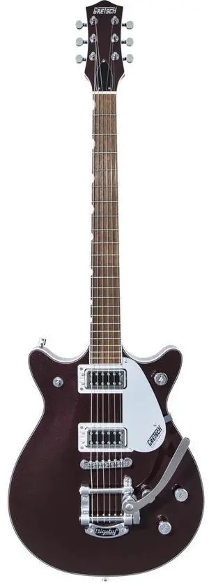 Gretsch G5232T Electromatic Double Jet FT Guitar, Black Walnut Fingerboard, Dark Cherry Metallic