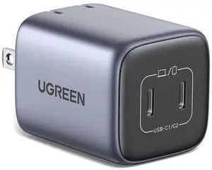 UGREEN Nexode 45W 2-Port USB-C GaN Wall Charger