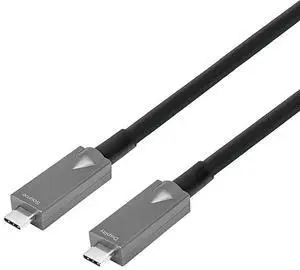 DVDO 33' USB-C Active Optical Fiber Cable, Black