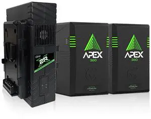 Core SWX 2x Apex 360 14.8V 367Wh Lithium-Ion Battery with GP-X2RV 2-Position Rapid Charger Kit