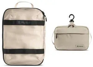 Pelican PCL ModPak Large Packing Cube, Sand, with DK5 ModPak Travel Toiletry Bag