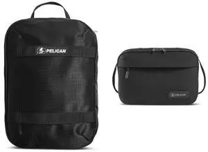 Pelican PCM ModPak Medium Packing Cube, Black, w/DK5 ModPak Travel Toiletry Bag