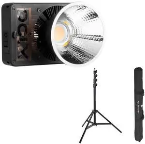 Zhiyun MOLUS X100 100W Bi-Color Pocket COB LED Light Pro Kit, Bundle with 9.5' Pro Air-Cushioned Light Stand