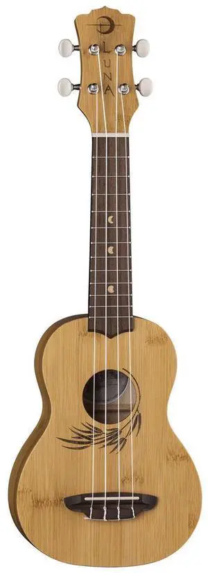 Luna Guitars Uke Bamboo Soprano Ukulele