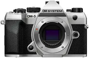 OM SYSTEM OM-5 Mark II Mirrorless Camera, Silver