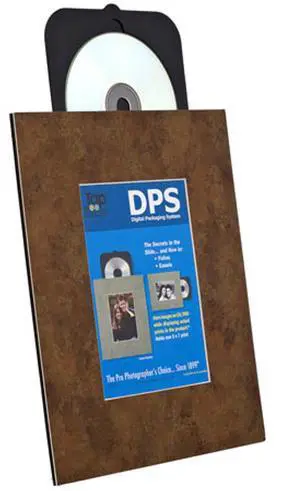 TAP DPS CD/DVD Easel for 5x7" Images, Brown