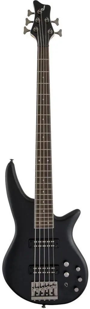 Jackson JS Series Spectra Bass JS3V Electric Guitar, Laurel Fingerboard, Satin Black