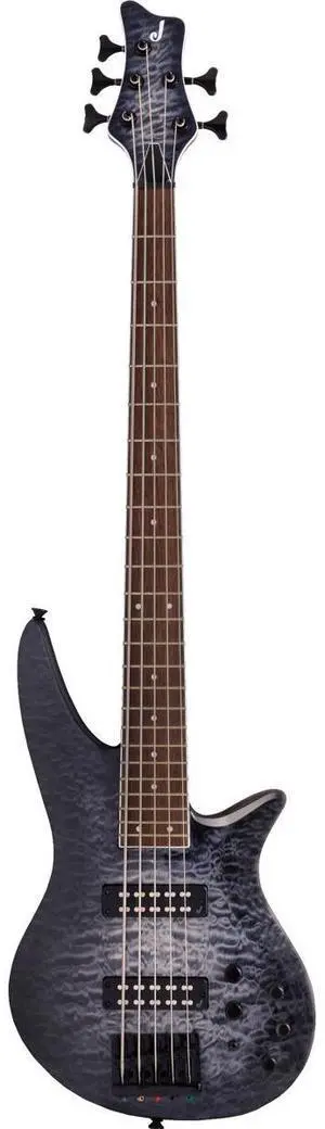 Jackson X Series Spectra Bass SBXQ V 5-String Electric Guitar, Laurel Fingerboard, Transparent Black Burst