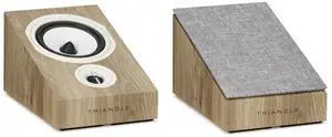 Triangle Borea BRA1 80W 2-Way Home Cinema Surround Sound Speaker, Pair, Light Oak