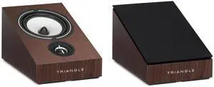 Triangle Borea BRA1 80W 2-Way Home Cinema Surround Sound Speaker, Pair, Walnut