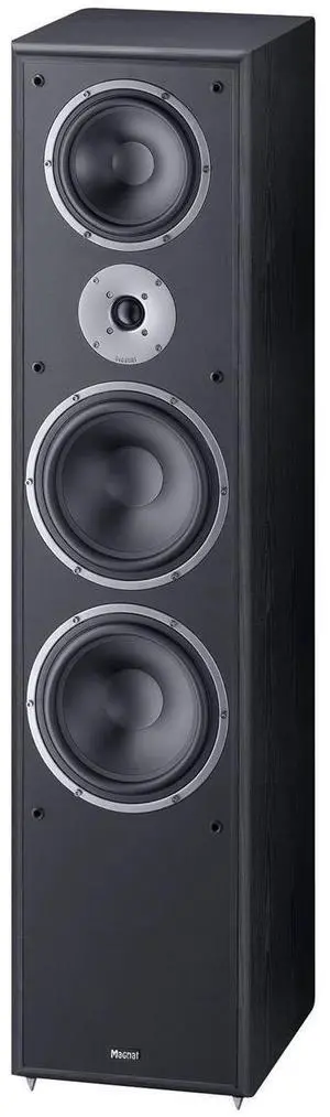 Magnat MONITOR Supreme 2002 Black 3 Way, Dual 8" Floorstanding Speaker