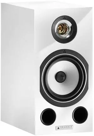 Triangle Esprit Comete Ez Hi-Fi Bookshelf Speakers, White High Gloss, Pair